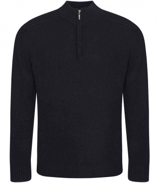 Ecologie EA061 Unisex Wakhan Zip Neck Sustainable Sweater